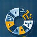 Icon representing data analysis